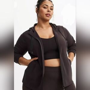 Torrid Tru Micro Fleece Active Hoodie, Sz 3